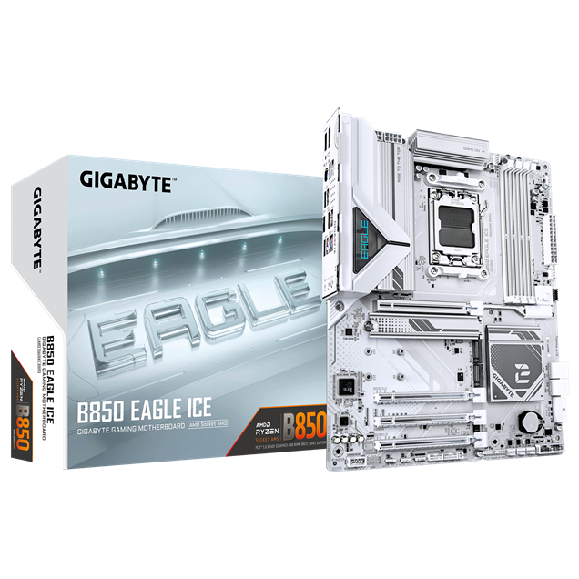 Gigabyte B850 EAGLE ICE ATX Motherboard for AMD Socket AM5 CPUs